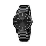 Calvin Klein City Quartz Black Dial Black Steel Strap Watch for Men - K2G2G4B1 Authentic Buy Shop Now