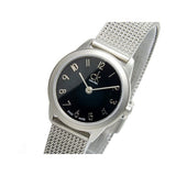 Calvin Klein Minimal Black Dial Silver Mesh Bracelet Watch for Women - K3M53151 Authentic Buy Shop Now