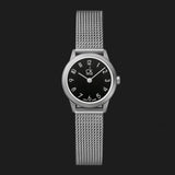 Calvin Klein Minimal Black Dial Silver Mesh Bracelet Watch for Women - K3M53151 Authentic Buy Shop Now