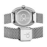 Calvin Klein Incentive Black Dial Silver Mesh Bracelet Watch for Women - K3P23121 Authentic Buy Shop Now