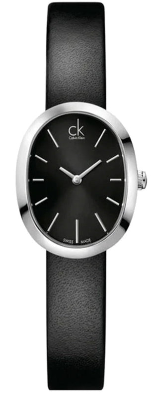 Calvin Klein Incentive Black Dial Black Rubber Strap Watch for Women - K3P231C1 Authentic Buy Shop Now