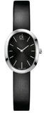 Calvin Klein Incentive Black Dial Black Rubber Strap Watch for Women - K3P231C1 Authentic Buy Shop Now