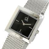 Calvin Klein Mark Black Dial Silver Mesh Bracelet Watch for Women - K3R23121 Authentic Buy Shop Now