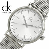 Calvin Klein Surround Silver Dial Silver Mesh Bracelet Watch for Men - K3W21126 Authentic Buy Shop Now