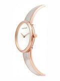 Calvin Klein Seduce Silver Dial Two Tone Steel Strap Watch for Women - K4E2N61Y Authentic Buy Shop Now