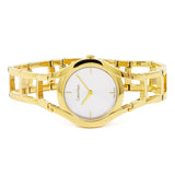 Calvin Klein Class White Dial Gold Steel Strap Watch for Women - K6R23526 Authentic Buy Shop Now