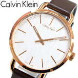 Calvin Klein Even White Dial Brown Leather Strap Watch for Women - K7B236G6 Authentic Buy Shop Now