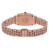 Emporio Armani Gianni T-Bar Analog Crystal Brown Dial Rose Gold Steel Strap Watch For Women - AR11407 Authentic Buy Shop Now