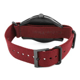 Calvin Klein Tone Maroon Dial Maroon NATO Strap Watch for Men - K7K514UP Authentic Buy Shop Now