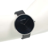 Calvin Klein Full Moon Black Dial Black Leather Strap Watch for Women - K8Y231C1 Authentic Buy Shop Now