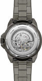 Fossil Bronson Automatic Skeleton Black Dial Grey Steel Strap Watch for Men - ME3218 Authentic Buy Shop Now