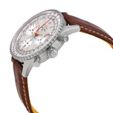 Breitling Navitimer B01 Chronograph 41 White Dial Brown Leather Strap Watch for Men - AB0139211G1P1 Authentic Buy Shop Now