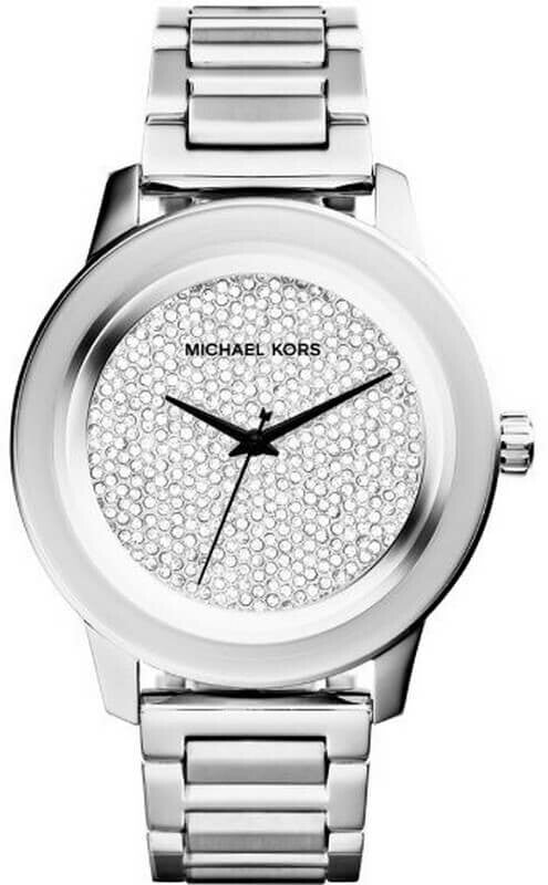 Michael Kors Kinley Diamond Pave Silver Dial Silver Steel Strap Watch for Women - MK5996 Authentic Buy Shop Now