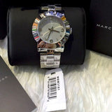 Marc Jacobs Amy Silver Dial Silver Steel Strap Watch for Women - MBM3181 Authentic Buy Shop Now