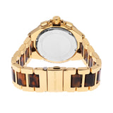 Michael Kors Camille Chronograph Brown Dial Two Tone Steel Strap Watch For Women - MK7269 Authentic Buy Shop Now