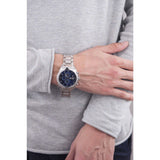 Maserati Traguardo Blue Dial Silver Steel Strap Watch For Men - R8853112505 Authentic Buy Shop Now