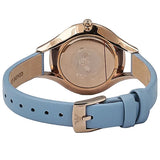 Emporio Armani Aurora Quartz Mother of Pearl White Dial Blue Leather Strap Watch For Women - AR11109 Authentic Buy Shop Now
