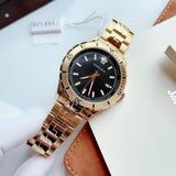 Versace Hellenyium Quartz Black Dial Gold Steel Strap Watch For Men - VE3A00820 Authentic Buy Shop Now