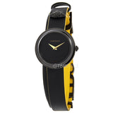 Versace V-Flare Quartz Black Dial Black Leather Strap Watch for Women - VEBN00518 Authentic Buy Shop Now