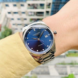 Longines Master Collection Automatic 40mm Blue Dial Silver Steel Strap Watch for Men - L2.793.4.97.6 Authentic Buy Shop Now