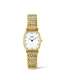 Longines La Grande Classique White Dial Two Tone Mesh Bracelet Watch for Women - L4.205.2.87.7 Authentic Buy Shop Now