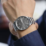 Mido Commander II Automatic Chronometer Grey Dial Silver Steel Strap Watch For Men - M021.431.11.061.00 Authentic Buy Shop Now