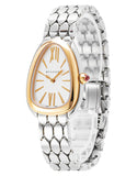Bvlgari Serpenti Seduttori Quartz Silver Dial Silver Steel Strap Watch for Women - SERPENTI103144 Authentic Buy Shop Now