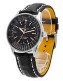 Breitling Automatic 41mm Black Dial Black Leather Strap Watch for Men - A17326241B1P1 Authentic Buy Shop Now