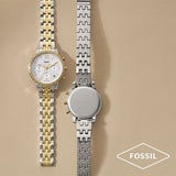 Coach Delancey Mother of Pearl White Dial Two Tone Steel Strap Watch for Women - 14502480 Authentic Buy Shop Now