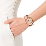 Michael Kors Runway Rose Gold Dial Rose Gold Steel Strap Watch for Women - MK3247 Authentic Buy Shop Now