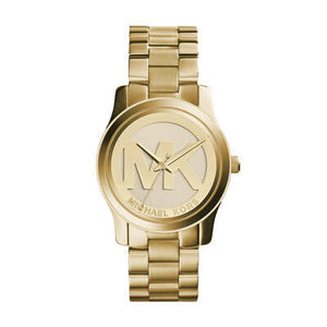 Michael Kors Runway Gold Dial Gold Steel Strap Watch for Women - MK5786 Authentic Buy Shop Now