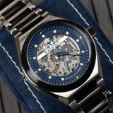 Maserati Triconic Automatic Skeleton Blue Dial Watch For Men - R8823139001 Authentic Buy Shop Now