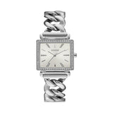 Guess Vanity Diamonds White Dial Silver Steel Strap Watch for Women - W1030L1 Authentic Buy Shop Now