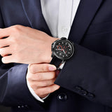 Maserati SFIDA Chronograph Quartz Stainless Steel Black Dial Watch For Men - R8851123007 Authentic Buy Shop Now