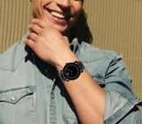 Movado Bold Black Dial Black Steel Strap Watch For Men - 3600047 Authentic Buy Shop Now