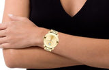 Movado Bold Gold Dial Yellow Gold Steel Strap Watch for Women - 3600104 Authentic Buy Shop Now