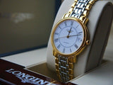 Longines Presence 38.5mm Automatic Stainless Steel Watch for Men - L4.921.2.11.7 Authentic Buy Shop Now