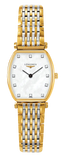 Longines La Grande Classique White Dial Two Tone Mesh Bracelet Watch for Women - L4.205.2.87.7 Authentic Buy Shop Now