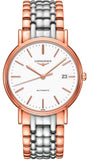 Longines Presence 38.5mm Automatic White Dial Two Tone Steel Strap Watch for Men - L4.921.1.12.7 Authentic Buy Shop Now