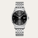 Longines Record Black Dial Automatic Stainless Steel 40mm Watch for Men - L2.821.4.56.6 Authentic Buy Shop Now
