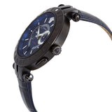 Versace V Race Chronograph Quartz Blue Dial Blue Leather Strap Watch For Men - VEBV00419 Authentic Buy Shop Now
