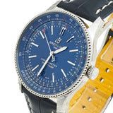 Breitling Navitimer Automatic 41 Blue Dial Blue Leather Strap Watch for Men - A17326161C1P3 Authentic Buy Shop Now