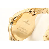 Swarovski Lovely Crystals White Dial Gold Steel Strap Watch for Women - 5242895 Authentic Buy Shop Now