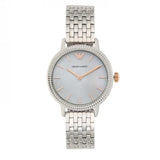Emporio Armani Interchangeable Analog Mother of Pearl Dial Silver Steel Strap Watch For Women - AR80020 Authentic Buy Shop Now