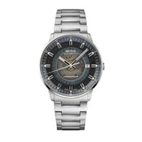 Mido Commander Automatic Gradient Blue Dial Silver Steel Strap Watch For Men - M021.407.11.411.01 Authentic Buy Shop Now