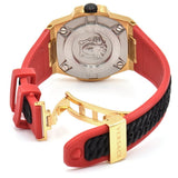 Versace Chain Reaction Quartz Black Dial Red & Black Rubber Strap Watch for Men - VEDY00319 Authentic Buy Shop Now