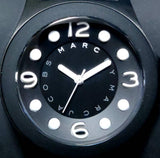 Marc Jacobs Pelly Black Dial Black Silicone Strap Watch for Women - MBM2507 Authentic Buy Shop Now