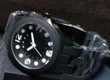 Marc Jacobs Pelly Black Dial Black Silicone Strap Watch for Women - MBM2507 Authentic Buy Shop Now