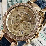Michael Kors Parker Gold Dial Two Tone Steel Strap Watch for Women - MK6238 Authentic Buy Shop Now
