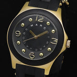 Marc Jacobs Pelly Black Dial Black Silicone Strap Watch for Women - MBM2540 Authentic Buy Shop Now